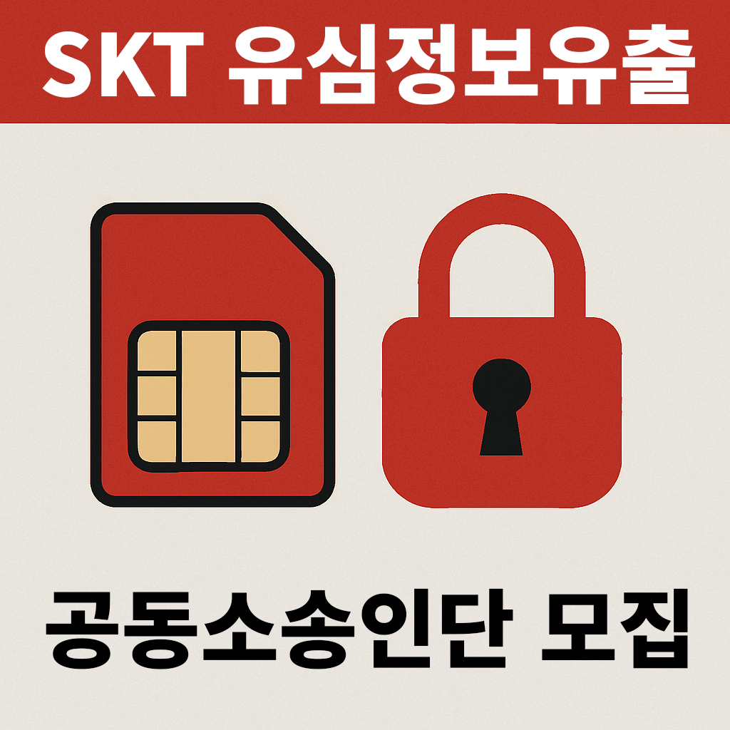 SKT 유심정보유출 소송참여자 모집